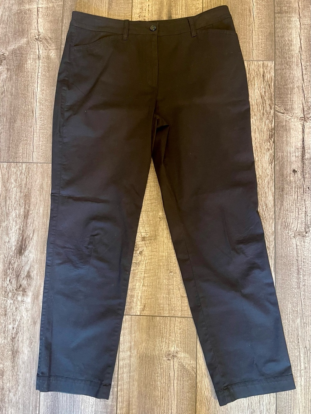 Women’s Black Casual Pants - Classic Straight Fit